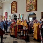 В день Собора Белорусских Святых во Владимирском храме после Литургии был отслужен молебен