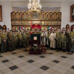 Встреча учащихся военно-патриотических классов средней школы № 3 с клиром храма.