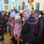 Воспитанники воскресной школы приняли участие в Божественной литургии.