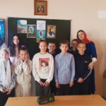 Состоялись тематические занятия, посвящённые 110-летию учреждения общецерковного почитания Августовской иконы Божией Матери.